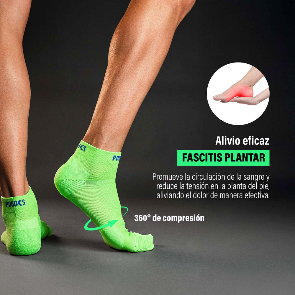 Podoks Biomechanical Running Socks H2 Green TXL