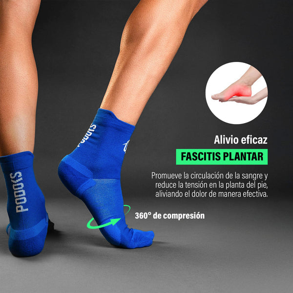 Podoks Calcetines Biomecânicos Running H3 Pro Azul Royal TM