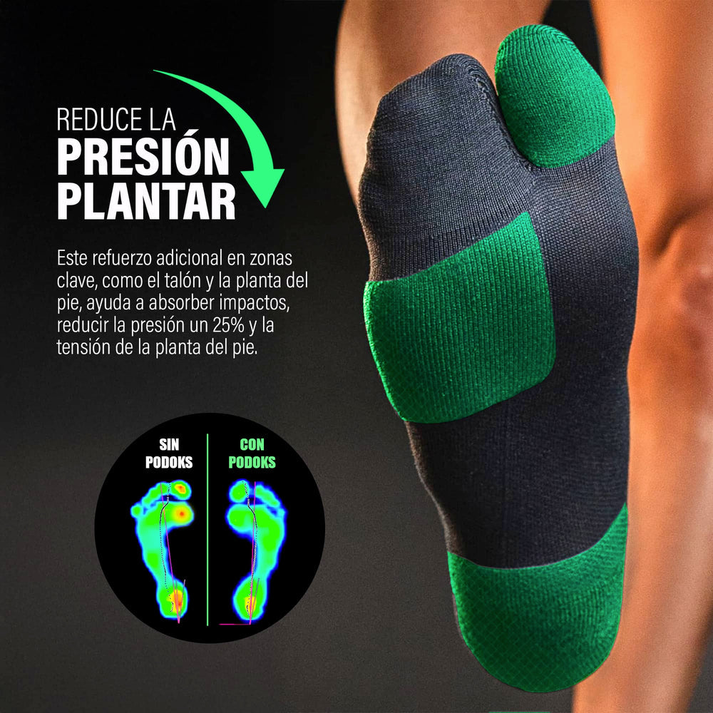 Podoks Biomechanical Running Socks H3 Pro Dark Gray TS