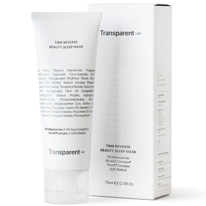 Masque de Sommeil Rajeunissant Transparent Lab Time Reverse 75ml