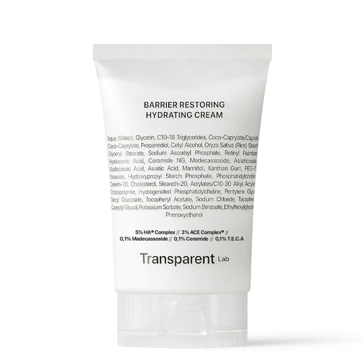 Creama Hidratação Restauradora Barrier Lab Transparente 50ml