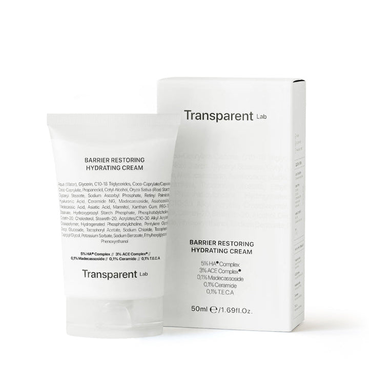 Creama Hidratação Restauradora Barrier Lab Transparente 50ml