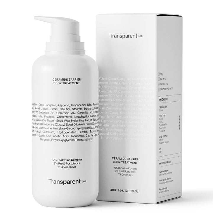 Tratamento Corporal Barreira de Ceramidas Lab Transparente 400ml