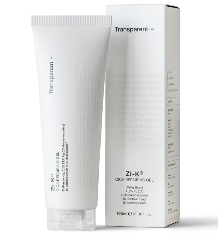 Transparent Lab Zi-K Calming Face Gel 100ml