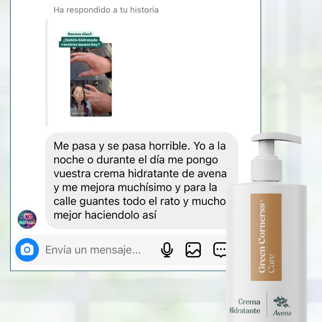 Green Cornerss Care Crema Hidratante de Avena 2x280 ml