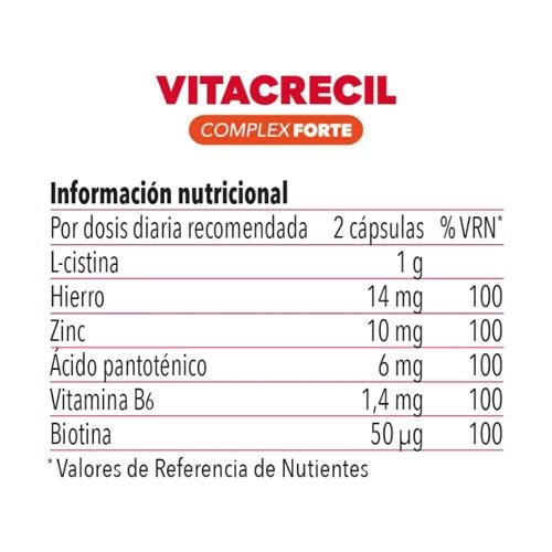 VITACRECIL Complex Forte 180 Cápsulas