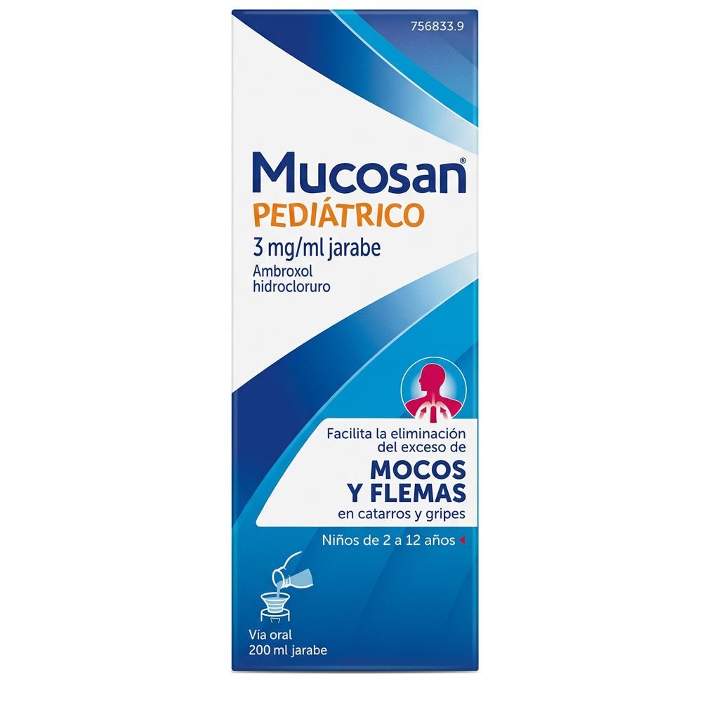 Mucosan Pediátrico 3 mg/ml Jarabe 1 Frasco 200 ml