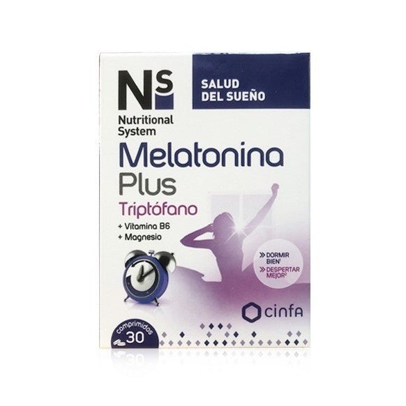 Ns Melatonina Plus Triptófano Complemento Alimenticio 30 comprimidos-3
