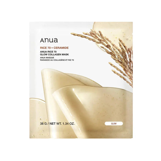 Anua Rice 70 Glow Collagen Mask 38g
