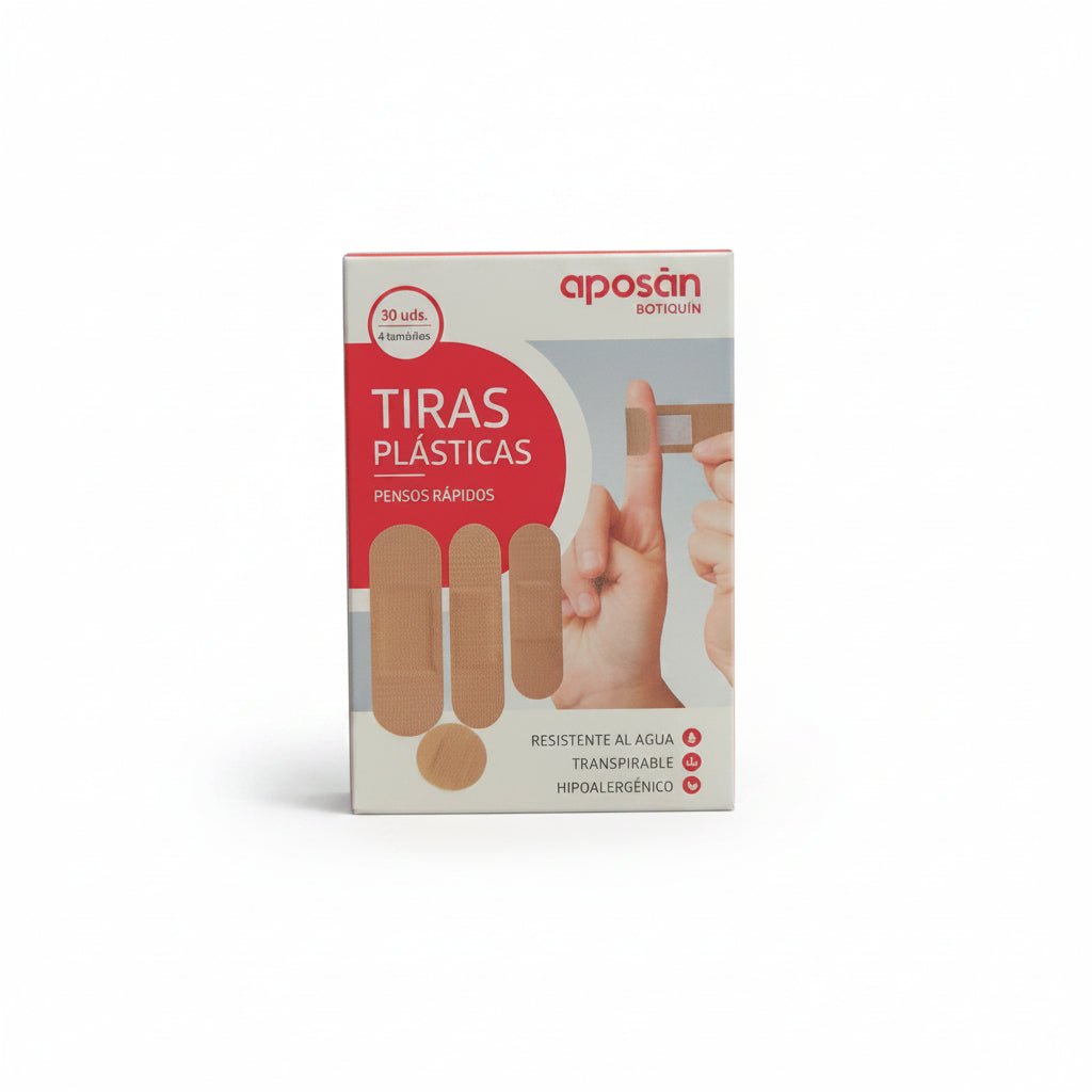 Aposan Tiras Plásticas 4 tamaños 30 unidades