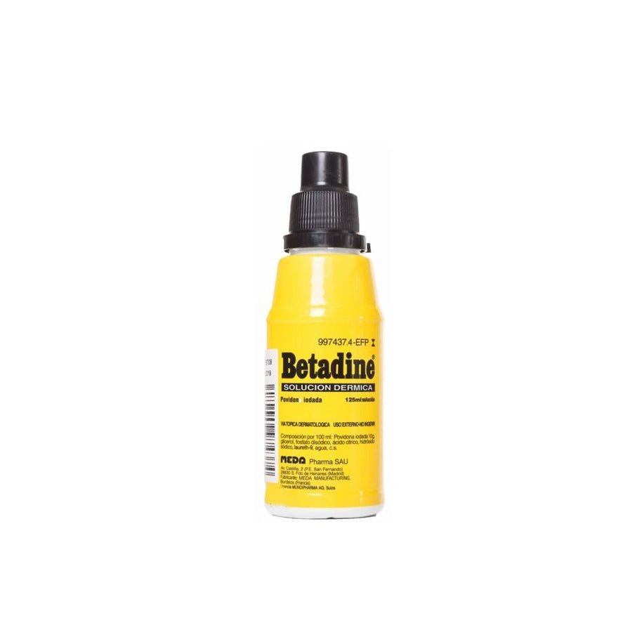 Betadine Elam Pharma 100 mg/ml Solución Cutanea 1 Frasco 125 ml