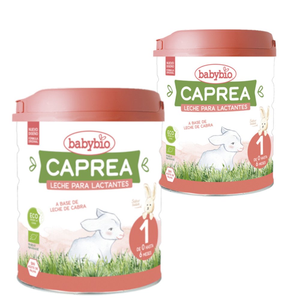 BABYBIO Caprea 1 Bio-Ziegenmilch für Säuglinge 0-6 Monate DUPLO 2x800g