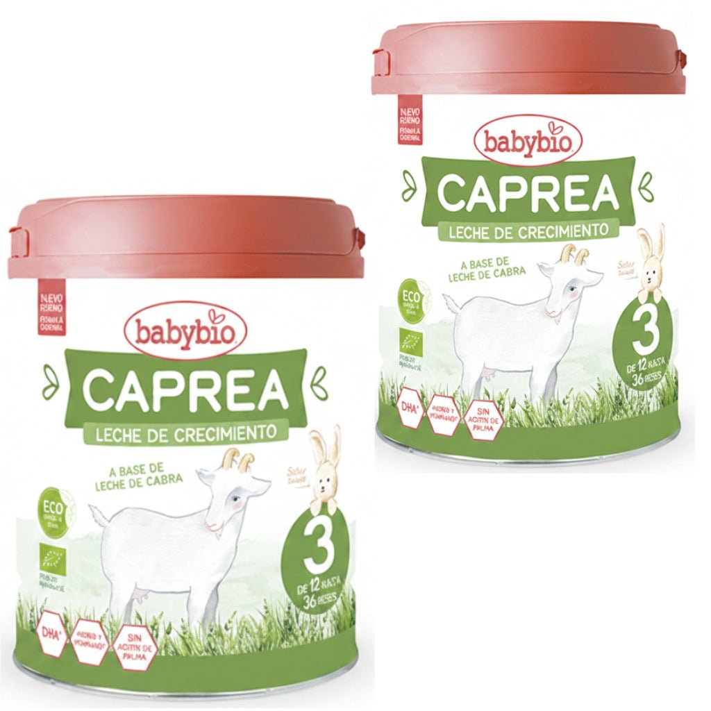 BABYBIO Caprea 3 Leche de Cabra de Crecimiento +12m Duplo 2x800g