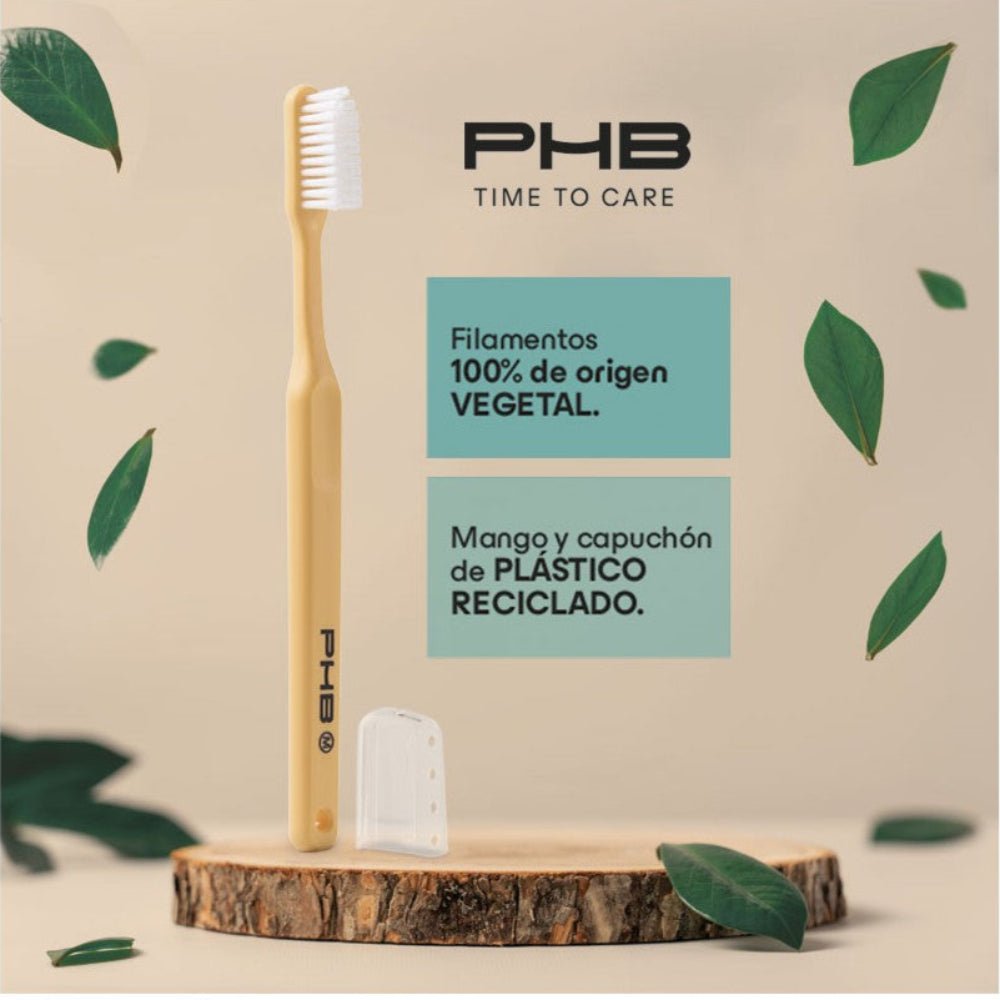 PHB Brosse à dents Medium Time To Care So Eco 2 unités