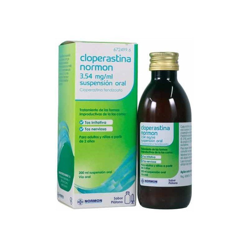 Cloperastina Normon EFG 3,54 mg/ml Suspensión Oral 1 Frasco 200 ml