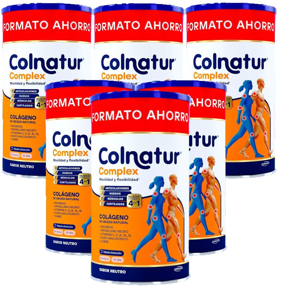 COLNATUR Complex Neutro Colágeno Soluble PACK 6x486g FORMATO AHORRO