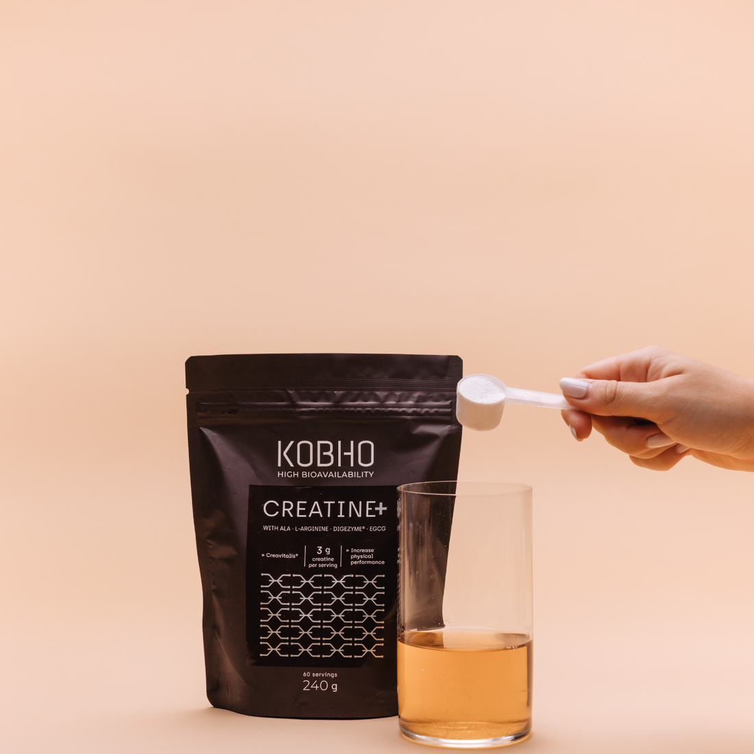 Kobho Labs Creatina Plus Complément Nutritionnel 240g