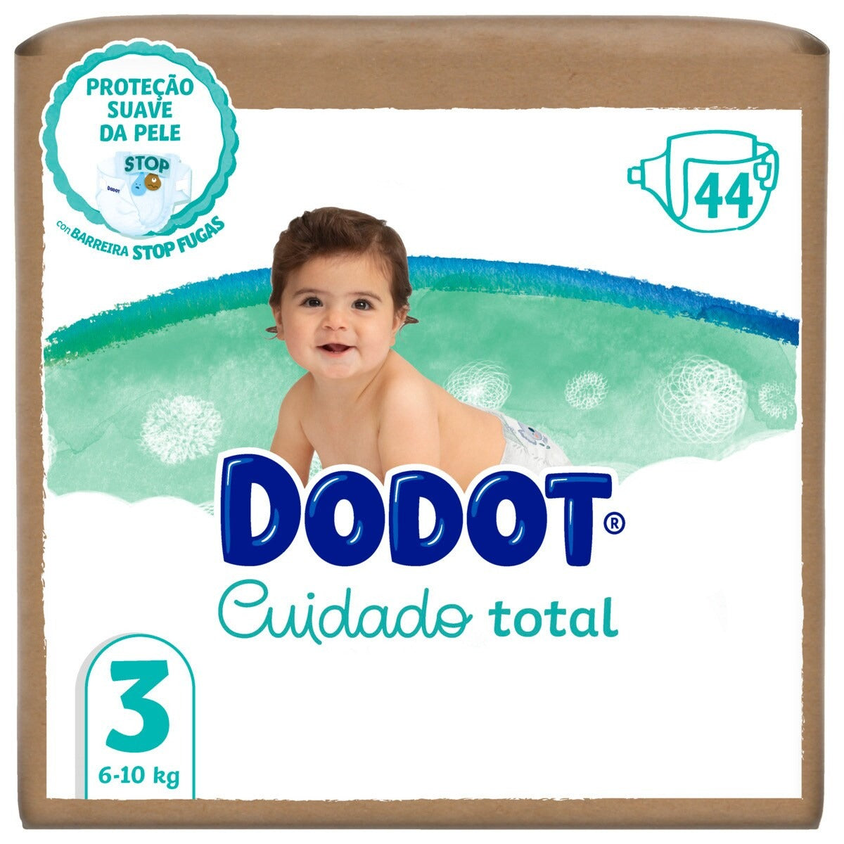 DODOT Cuidado Total Pañales Talla 3 (6-10kg) 44 unidades