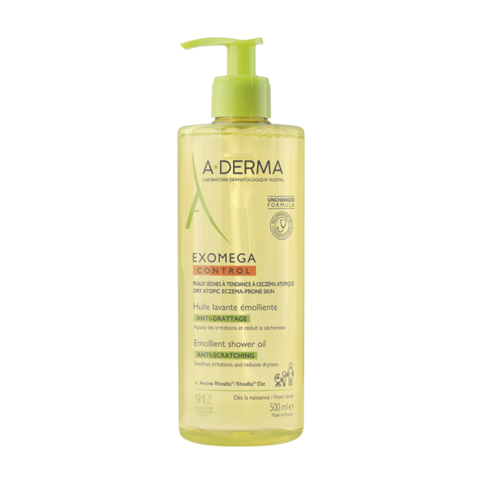 A-Derma Exomega Control Aceite Limpiador Emoliente 1000 ml