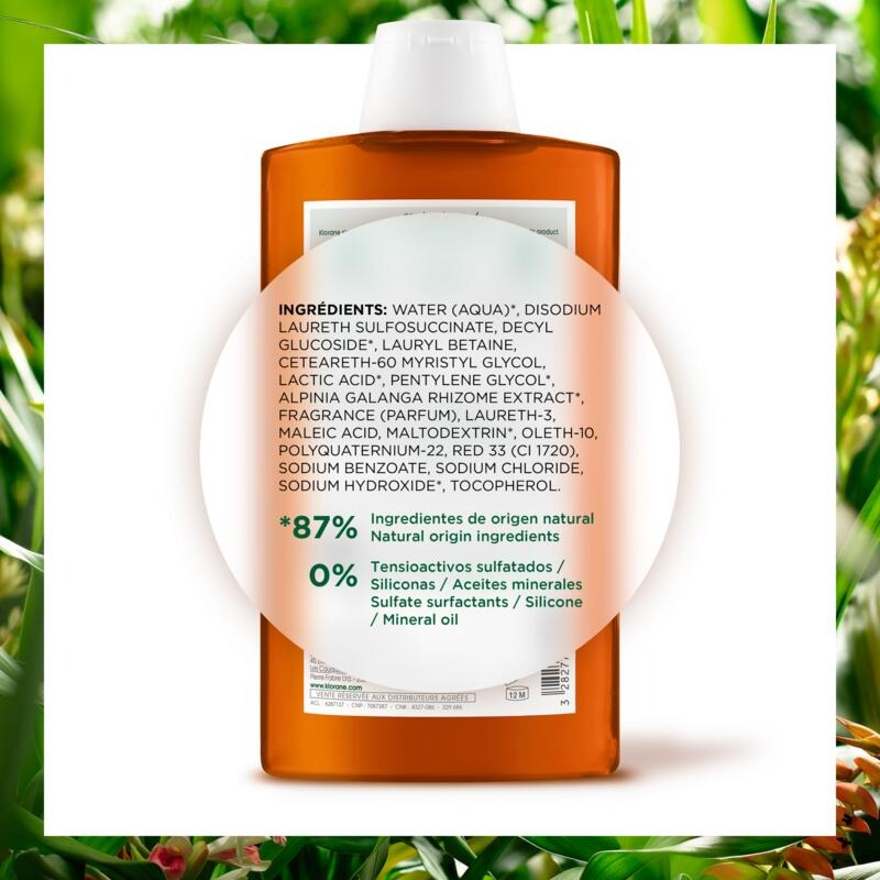 Klorane Champú Anticaspa Trattante Ri-equilibrante alla Galanga 200 ml