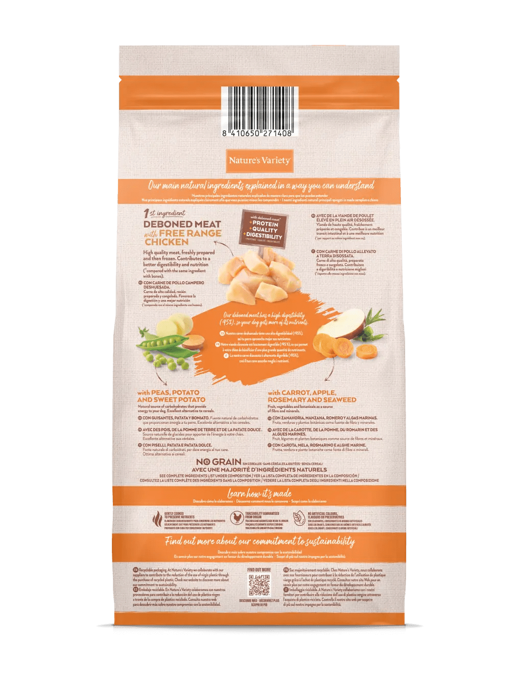 Nature's Variety Chien Healthy Grain Mini Adulte Poulet 3kg
