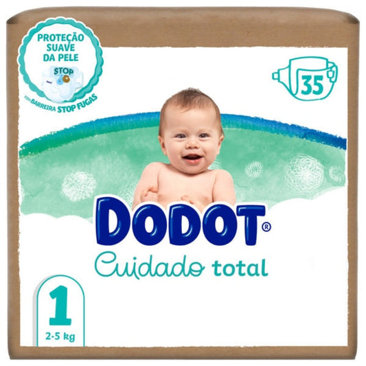 DODOT Cuidado Total Pañales Talla 1 35 unidades