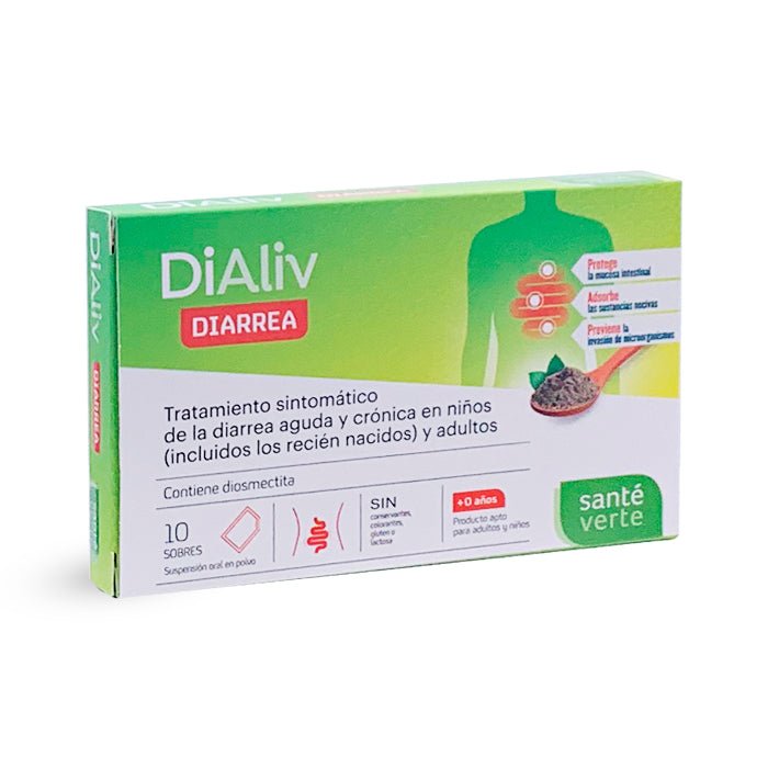 Santé Verte Dialiv Diarrea Complemento Alimenticio en Sobres 10 ud-1
