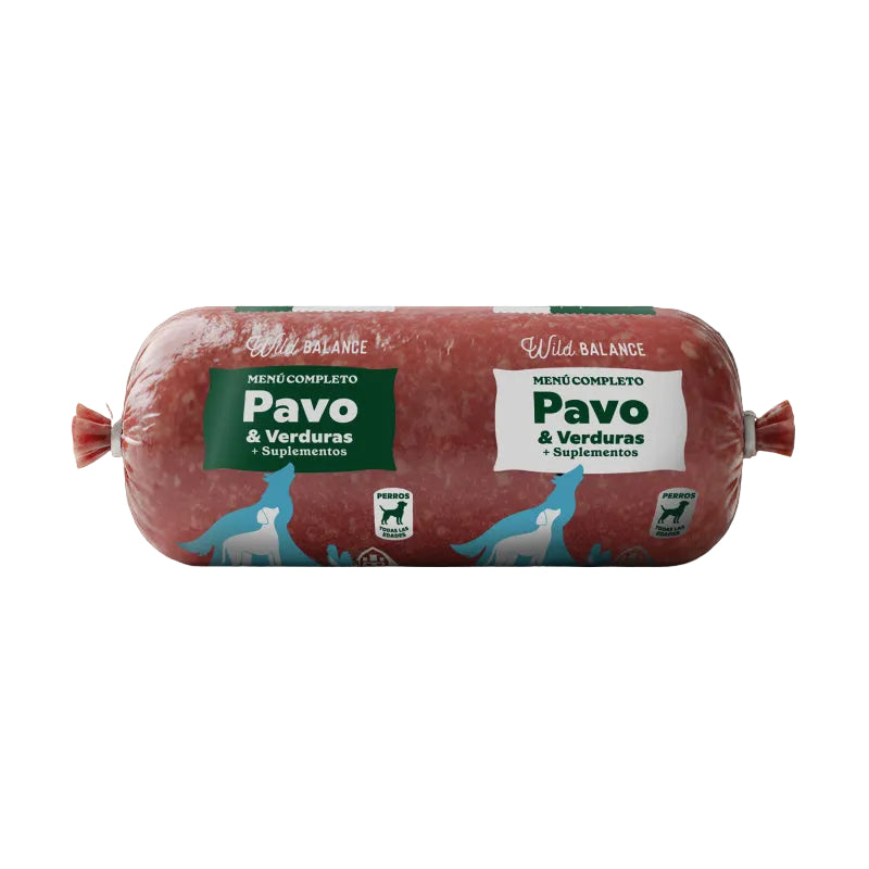 Wild Balance Dieta Barf menú completo de Pavo 10 x 0,5 Kg