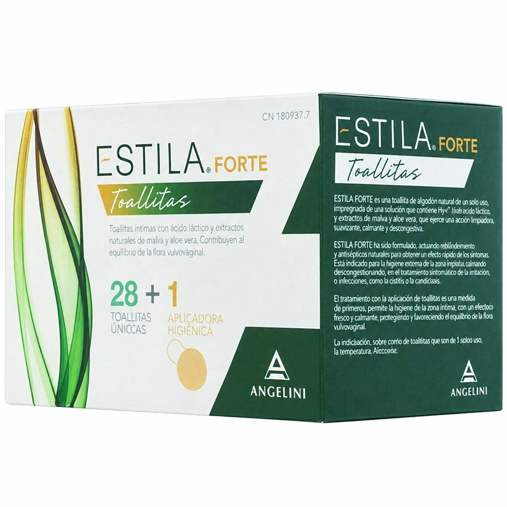 Angelini Estila Forte Almohadilla + 28 Toallitas