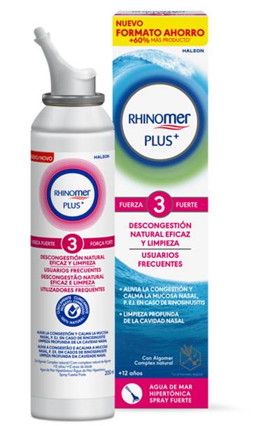 Rhinomer Plus+ F3 Nasal Spray Frequent Use 200ml