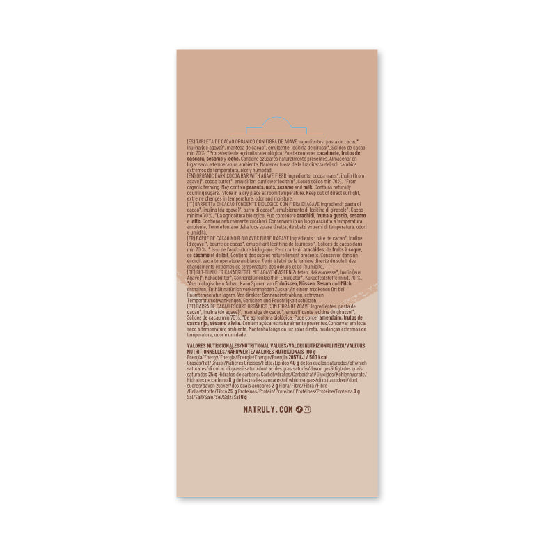 Natruly Tableta Chocolicious chocolate Negro 85g