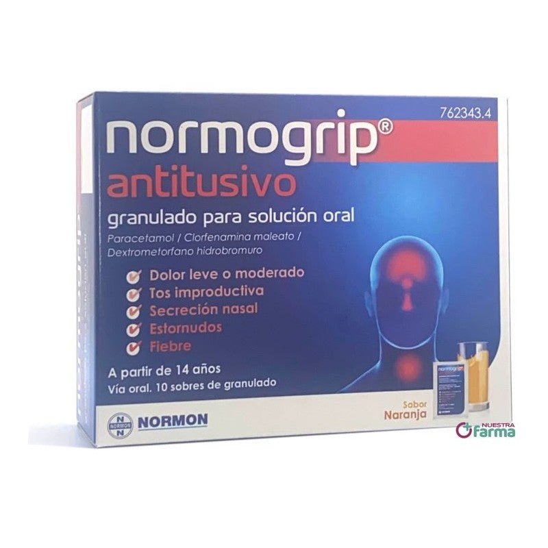 Normogrip 10 Sobres Granulado para Solución Oral