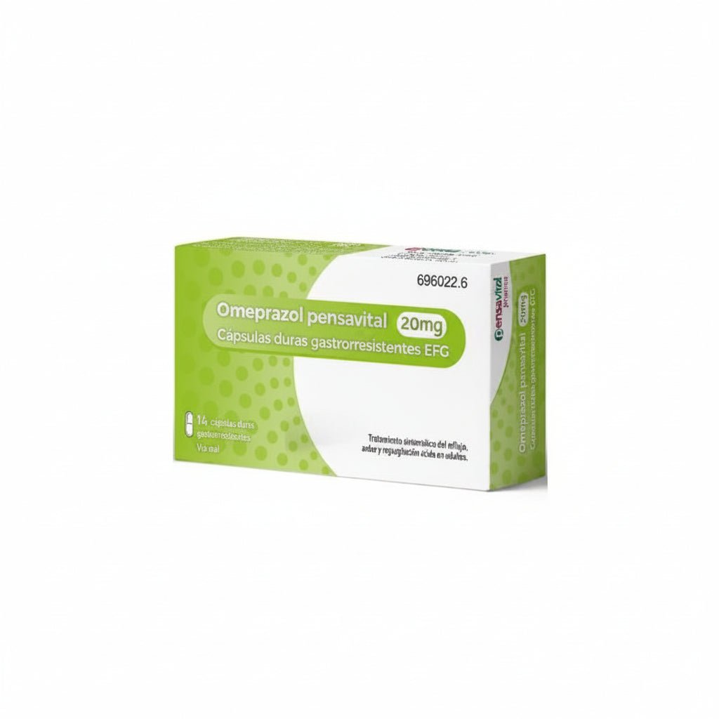 Omeprazol Pensavital Efg 20 mg 14 Cápsulas Gastrorresistentes