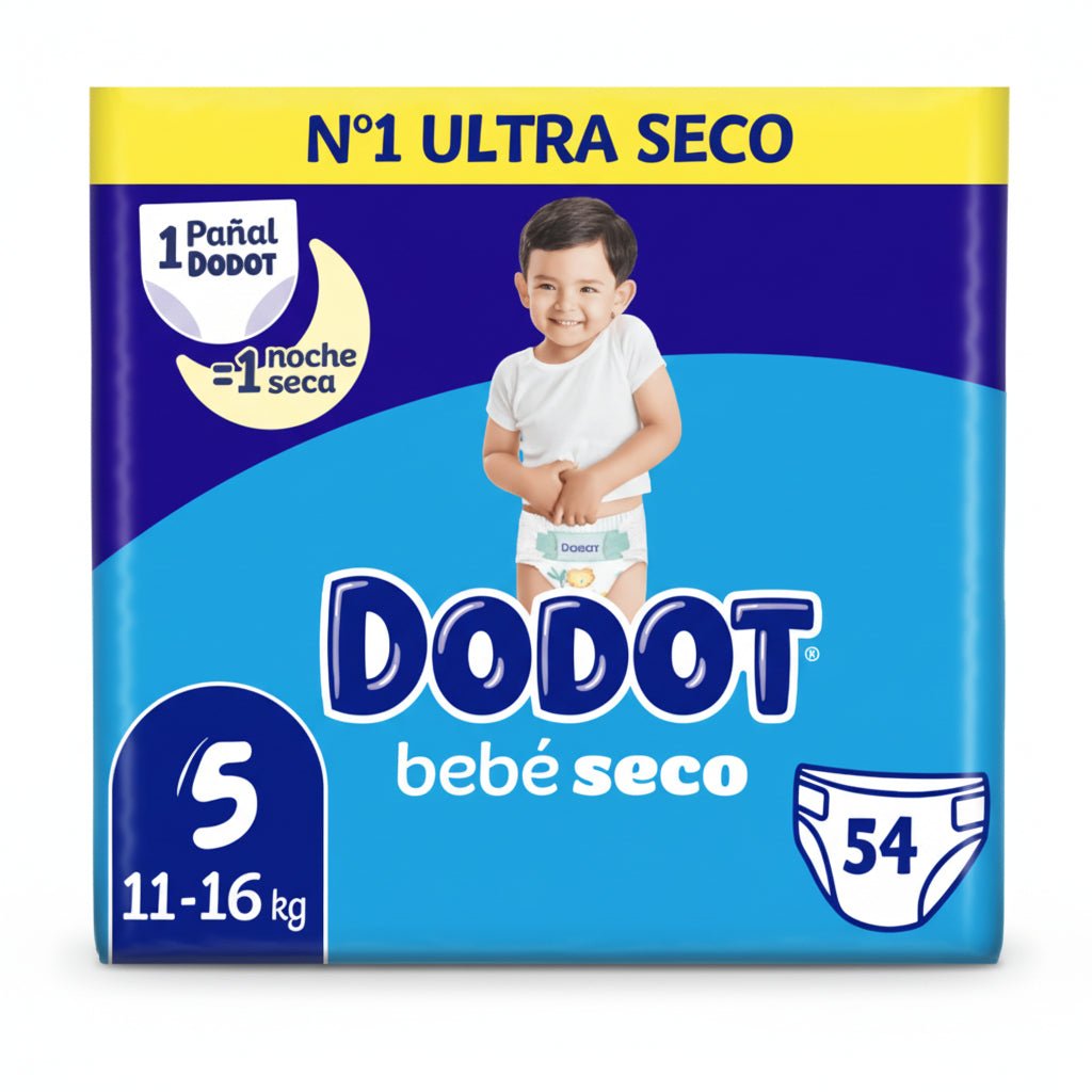 Dodot Bebé Seco Value Pack Talla 5 54 uds