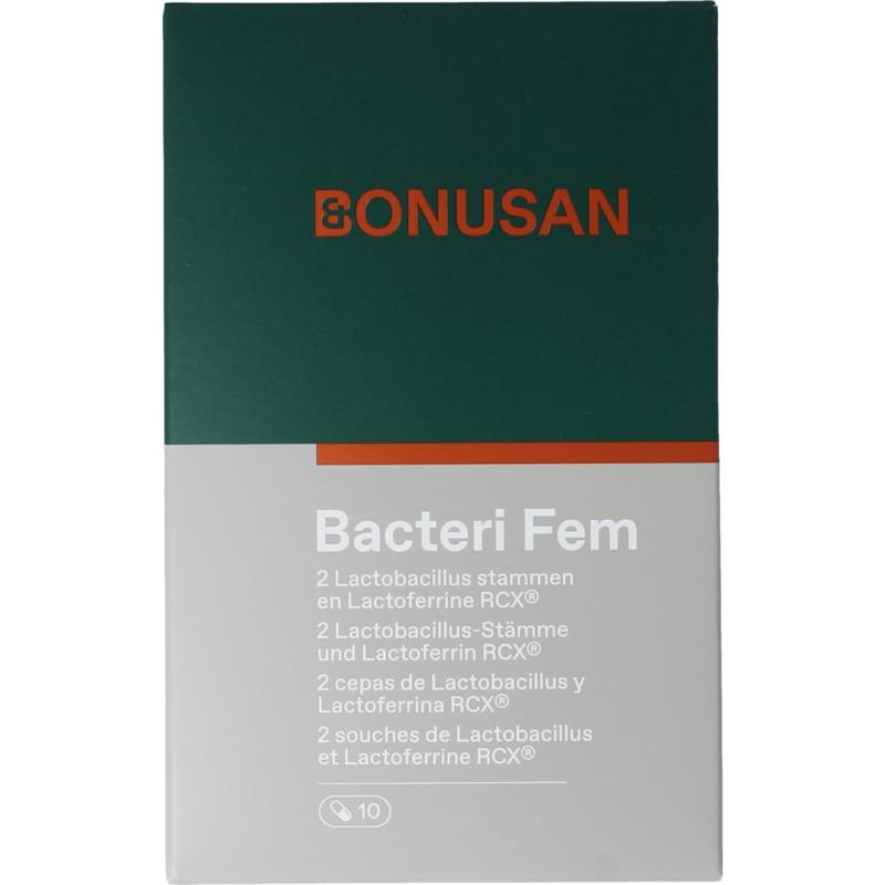 Bonusan Bacteri Fem 10 cápsulas