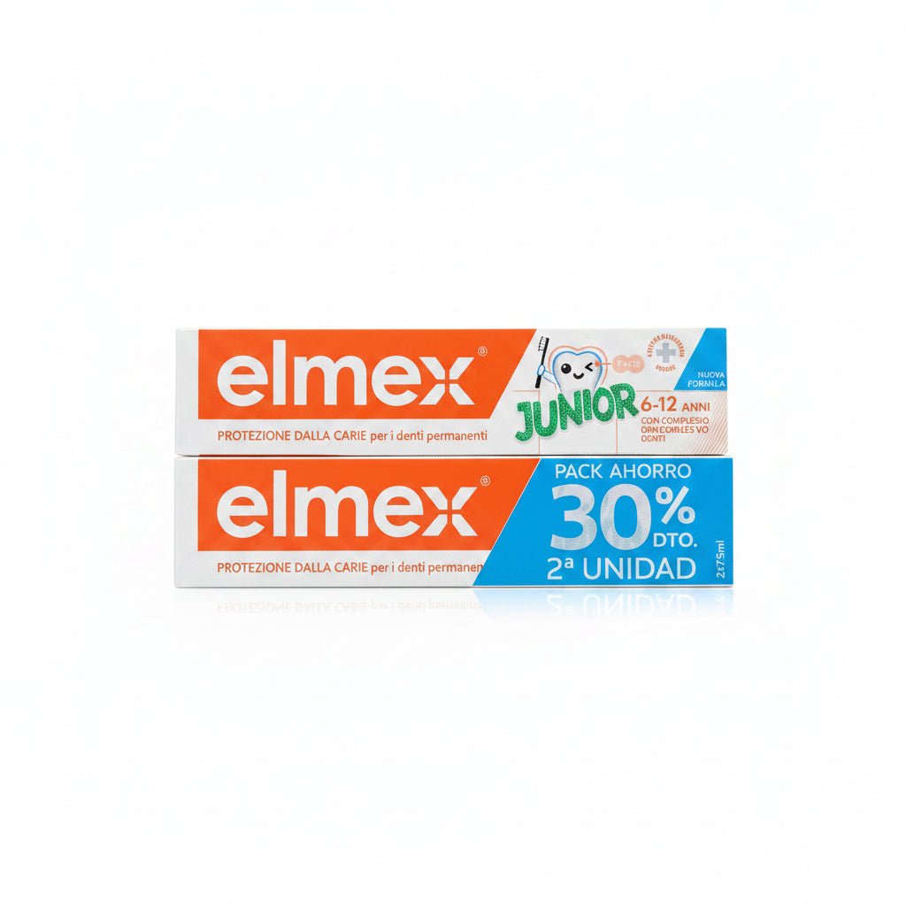 Elmex Dentífrico Junior 6-12 Años Pack 2 x 75 ml
