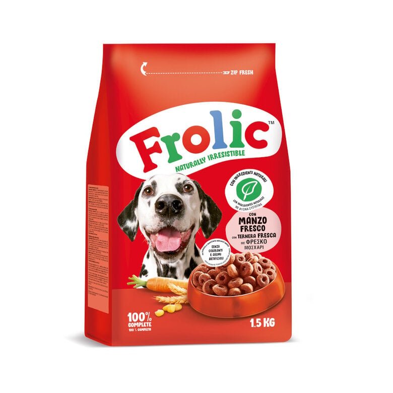 Frolic Adult Beef Semi-moist Food for Dogs 1.5Kg