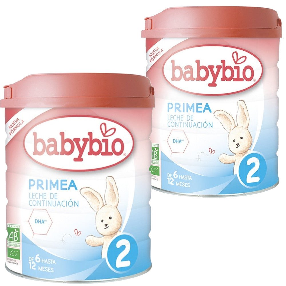 BABYBIO Primea 2 Bio-Folgemilch 6-12m Doppelpack 2x800g