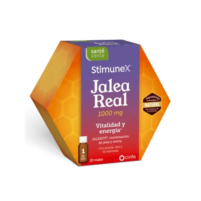 Santé Verte Jalea Real Vitalidad y Energía Viales 20 ud