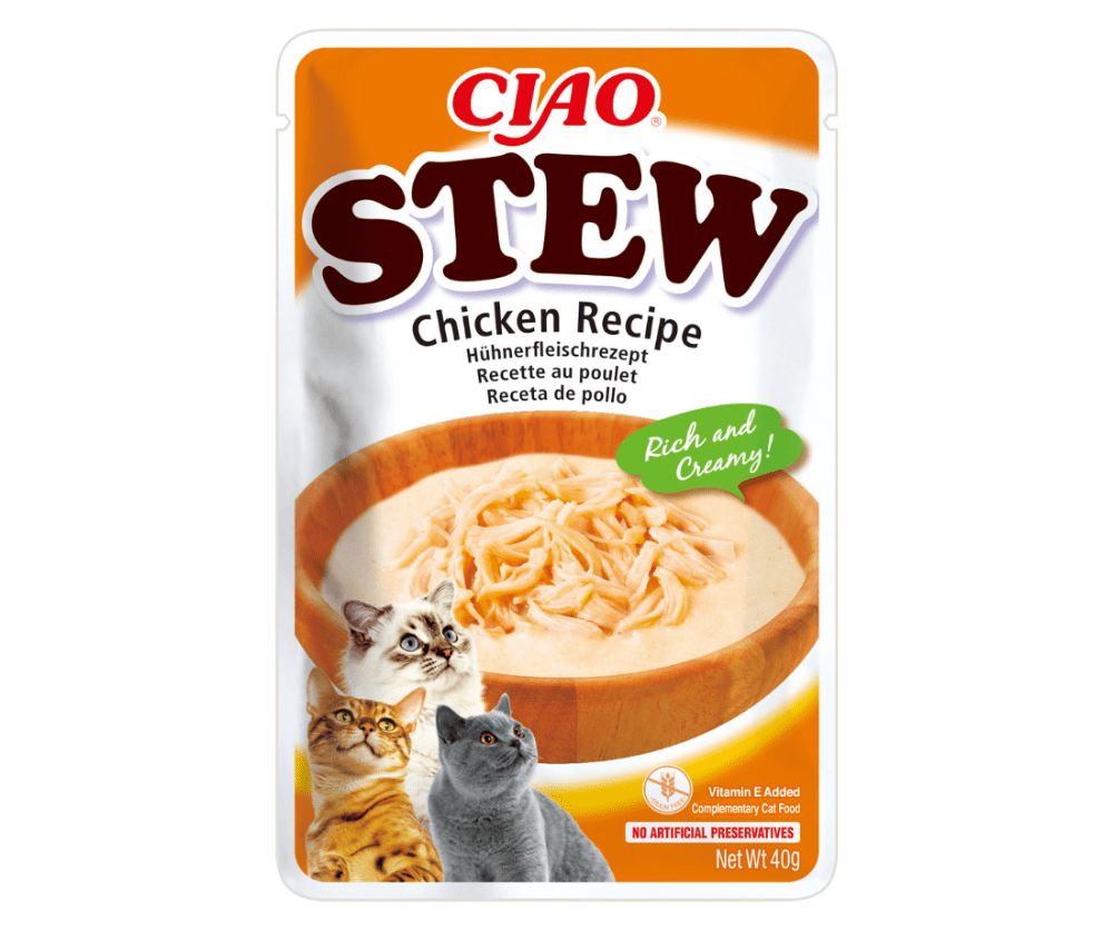 Churu Stufato di Pollo per Gatti Pezzo 12x40g