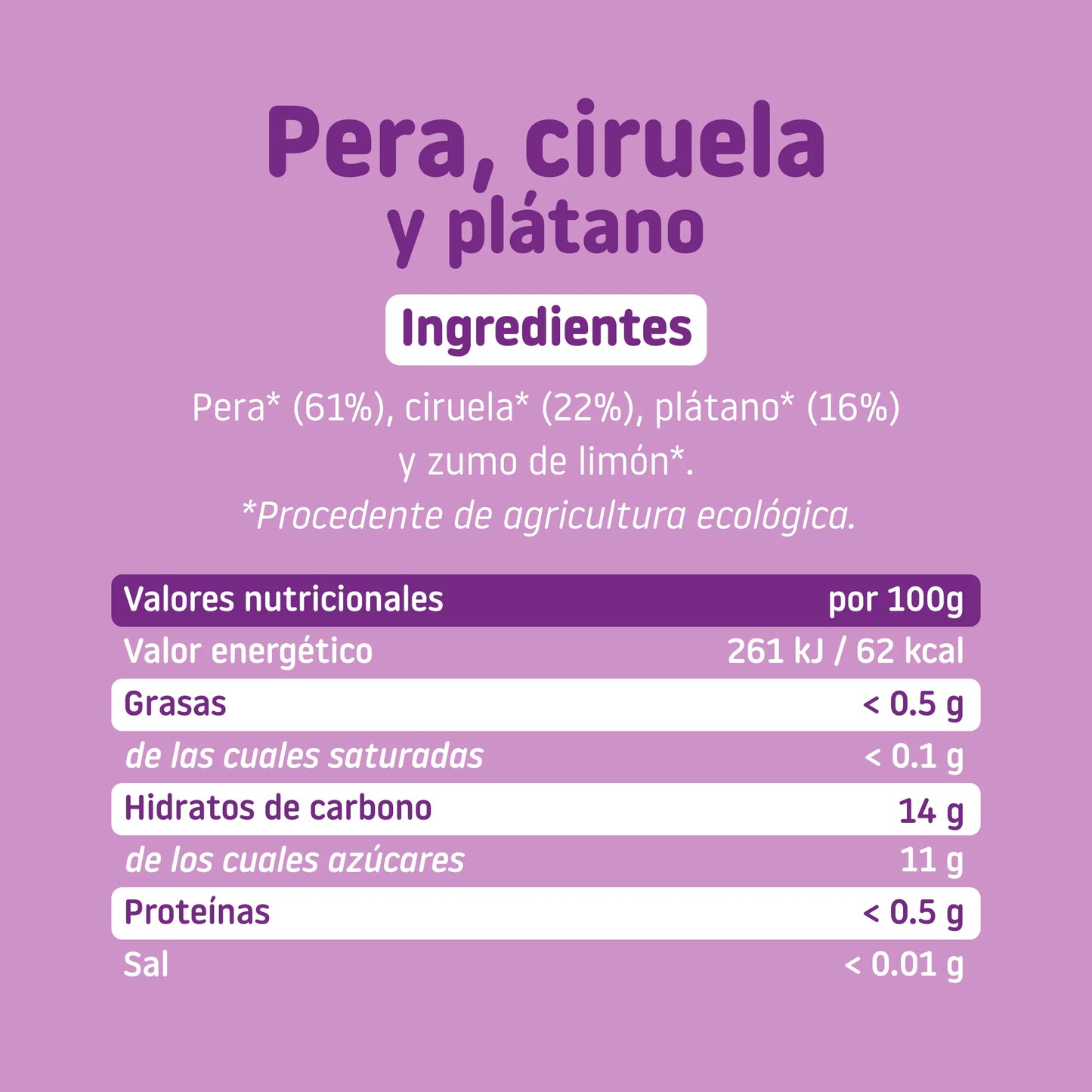 SMILEAT Tarrito Ecológico Tres Frutas 130g-7