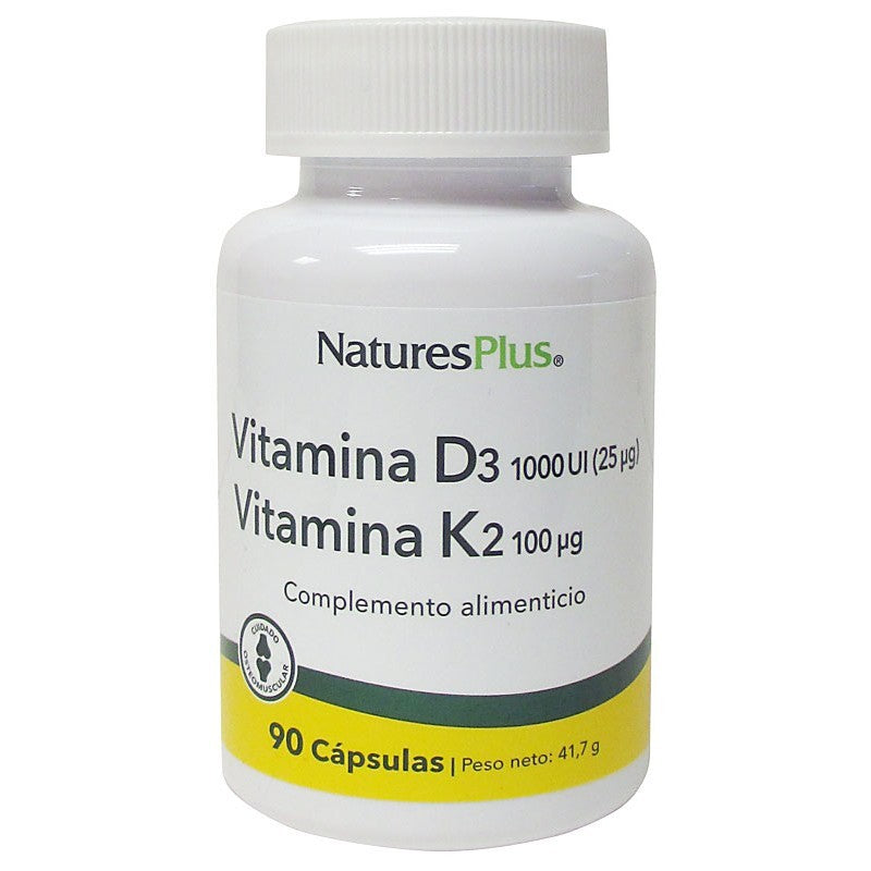 Natures Plus Vitamina D3/Vitamina K2 90 Caps