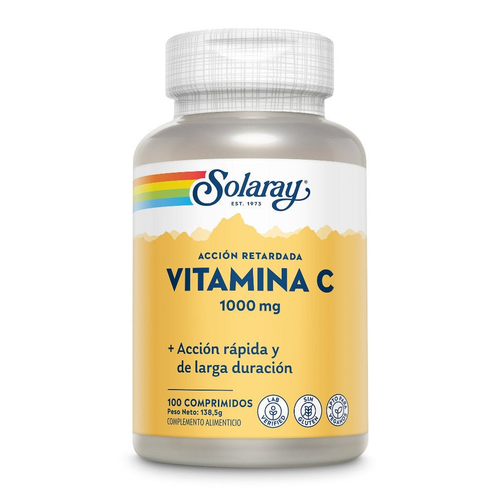 Solaray Vitamina C 1000 Mg A/R 100 Comprimidos