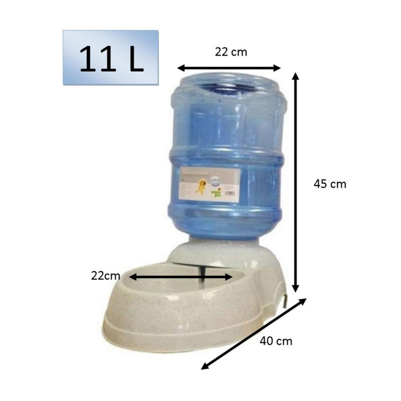 Wuapu Dispensador de Agua para Perros y Gatos 11 L 1un
