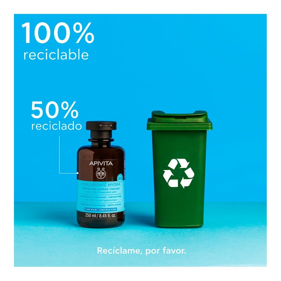 Apivita Hyaluronic Hydra Shampoo Idratante Capelli Fini 250 ml