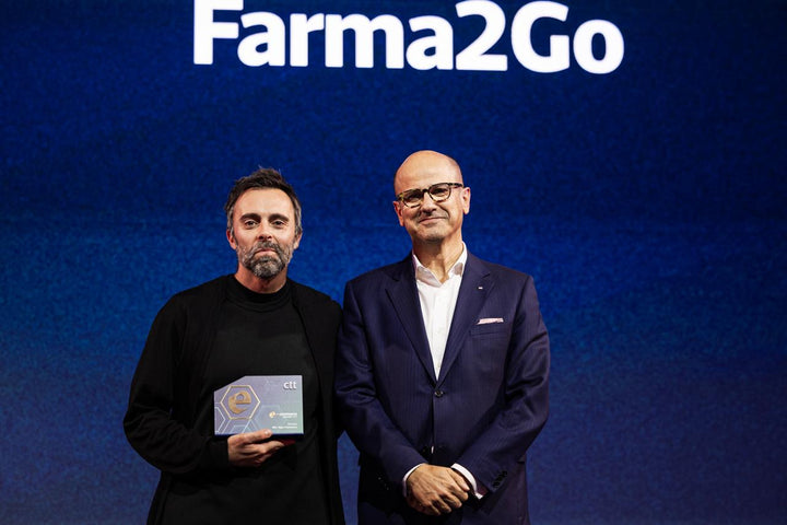 Jorge Peláez recoge el premio CTT e-Commerce Awards 2025 a mejor Site/App e-Commerce de España y Portugal en el Pátio da Galé de Lisboa