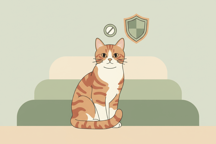 AdTab para gatos: cómo actúa y cuándo darlo