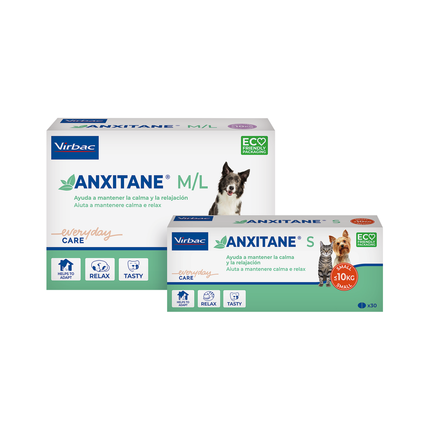 Virbac Anxitane S Supplément Nutritionnel Antipânico 30 comprimés