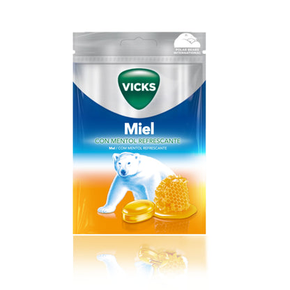 Vicks Caramelos de Miel Alivio de Garganta 72g
