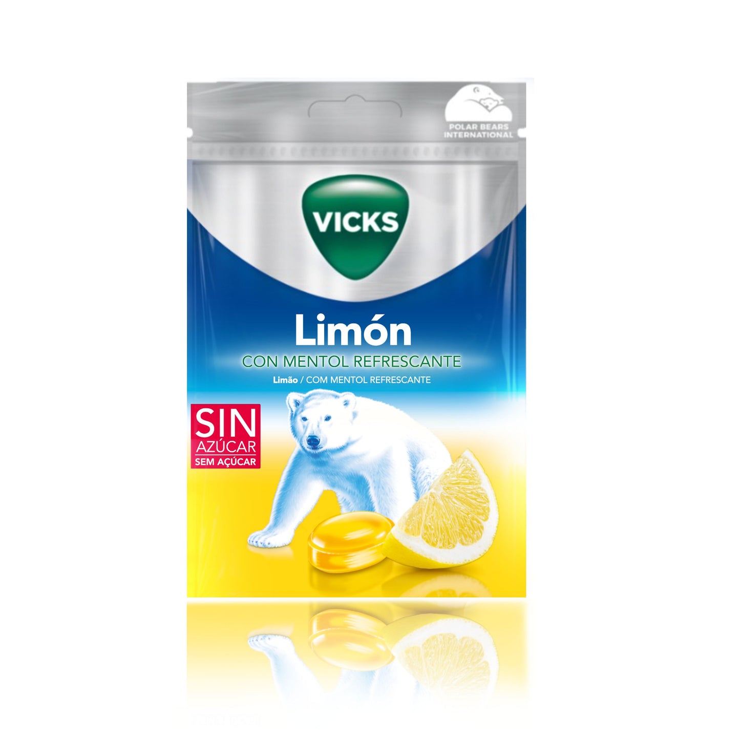 Vicks Zuckerfreie Zitronen-Lutschbonbons 72g